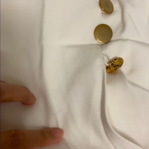 FLAWED [Prabal Gurung] Crossover Lace Insert Skirt - Picture 9 of 11